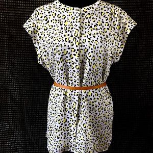 Liz Claiborne |  Ladies Animal Print Blouse ( XL )